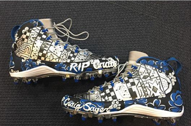 Detroit Lions’ Golden Tate to Wear Custom Cleats in Honor of Craig Sager