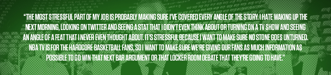 From Morning to Post Game, This is the Life of an NBA Researcher