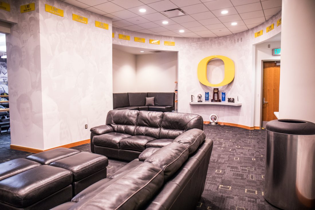 Oregon Basketball Locker Room