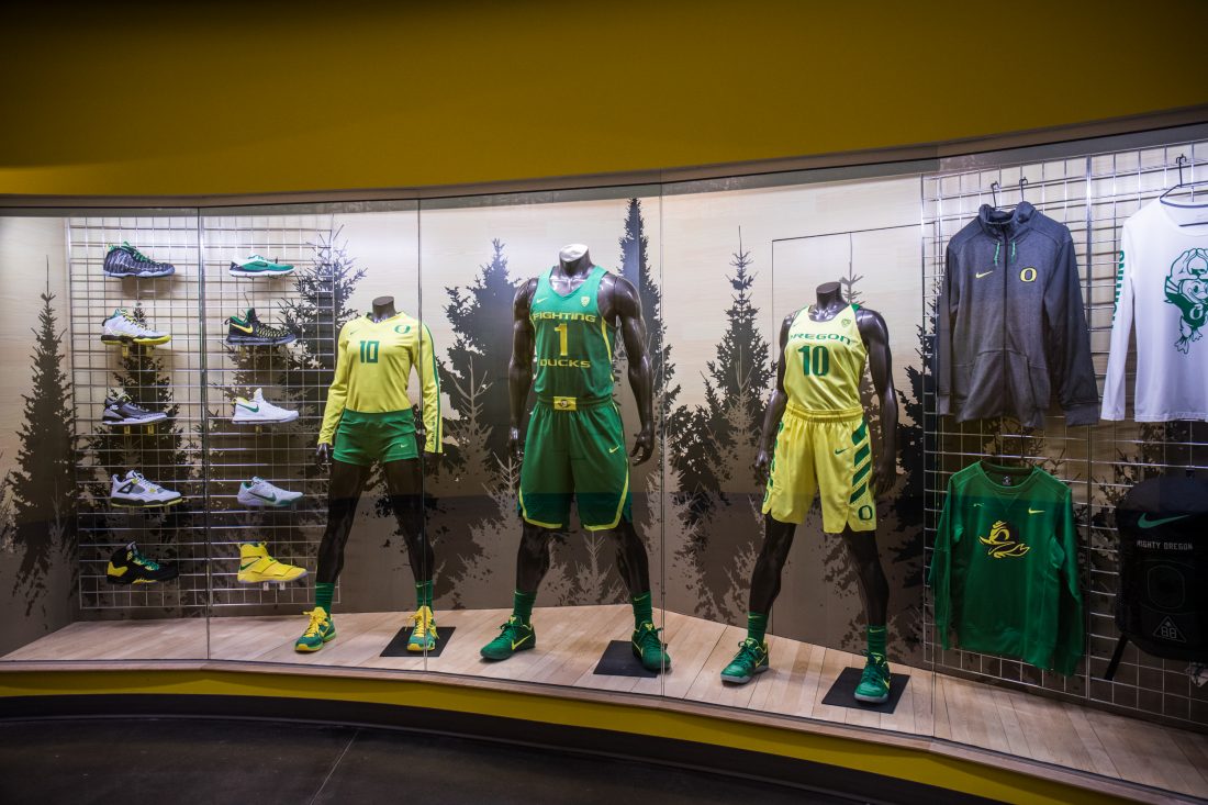 Oregon Basketball Locker Room