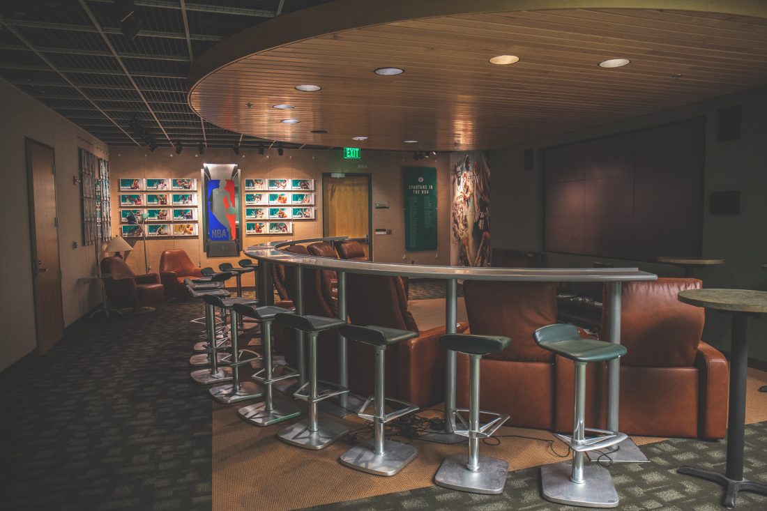 Michigan State Basketball Locker Room