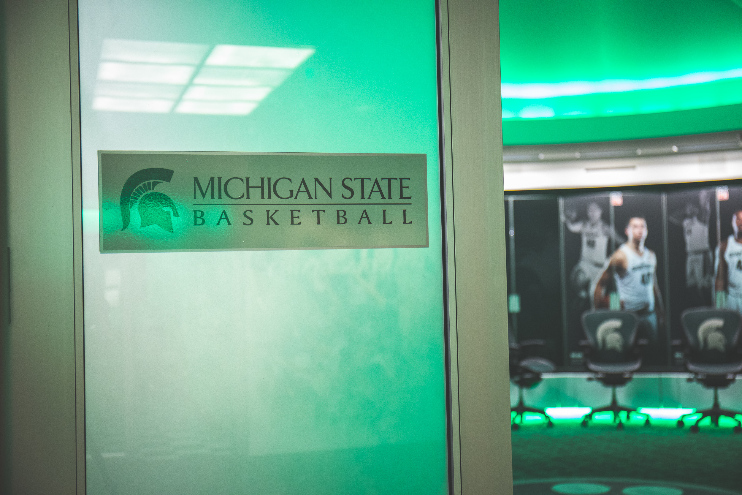 Michigan State Basketball Locker Room