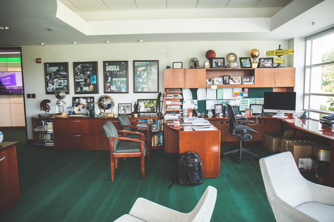 Michigan State Basketball Locker Room