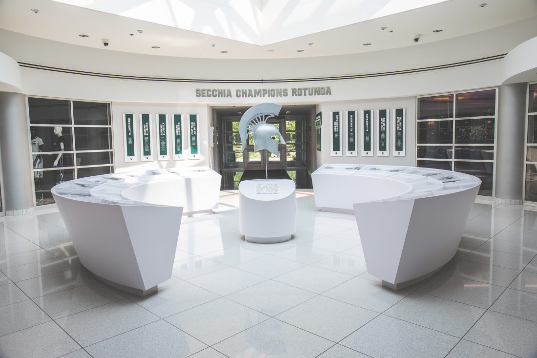 Michigan State Basketball Locker Room