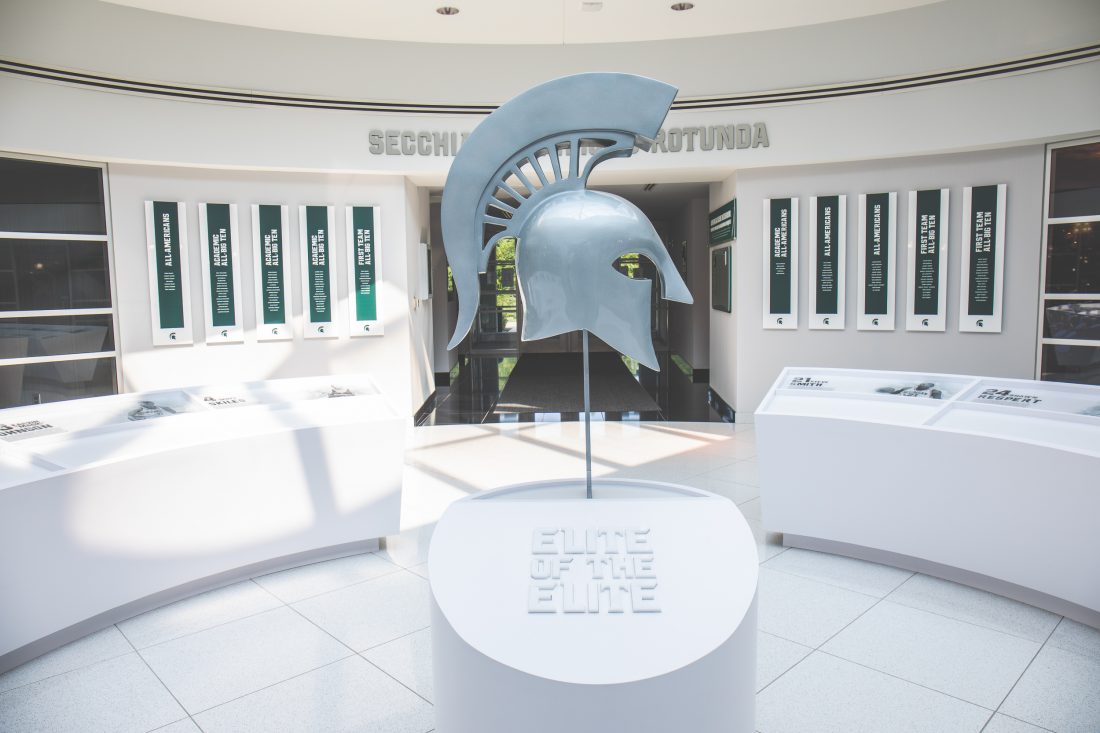 Michigan State Basketball Locker Room